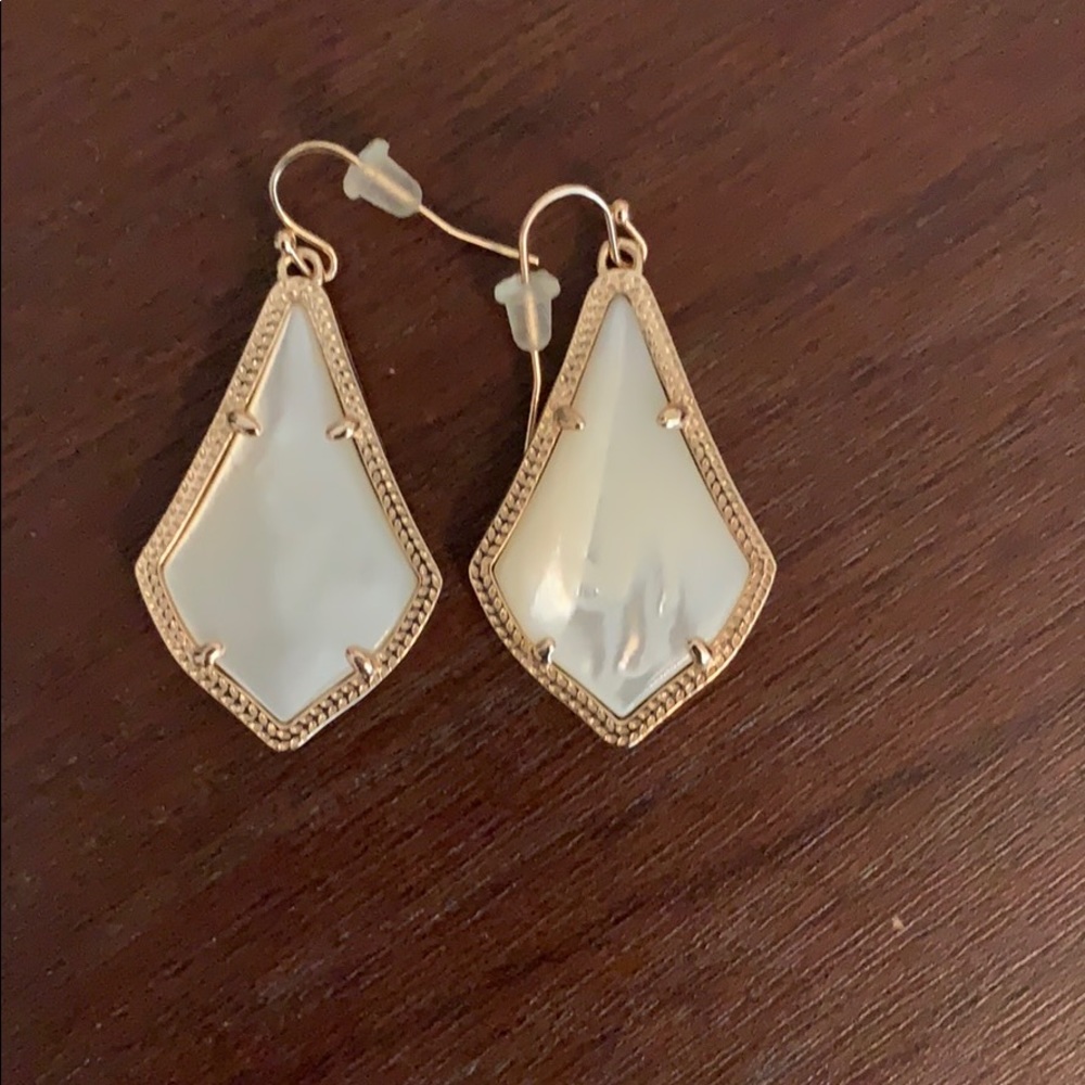 Kendra Scott Alex White Earrings